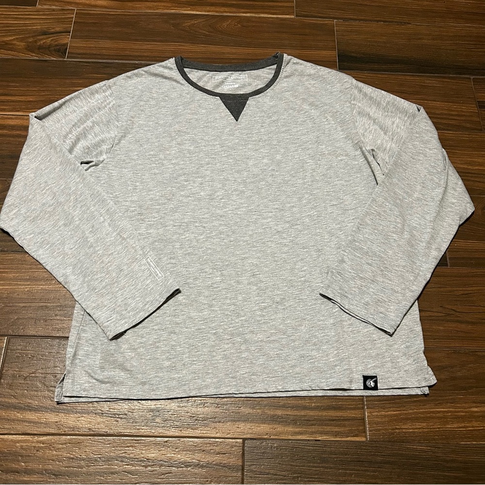 The White Company Qatar Airways‎ Long Sleeve Shirt Large Gray